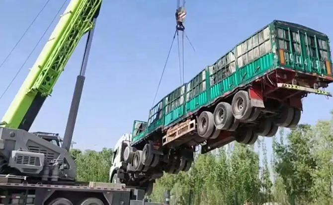 李沧区道路脱困救援案例